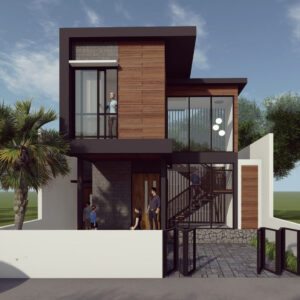 Rumah Villa Customized Design di Dekat Lembang Park Zoo Bandung Utara