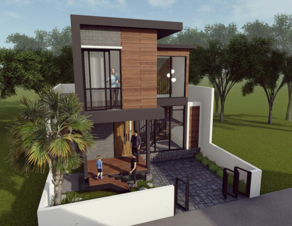 Rumah Villa Customized Design di Dekat Lembang Park Zoo Bandung Utara