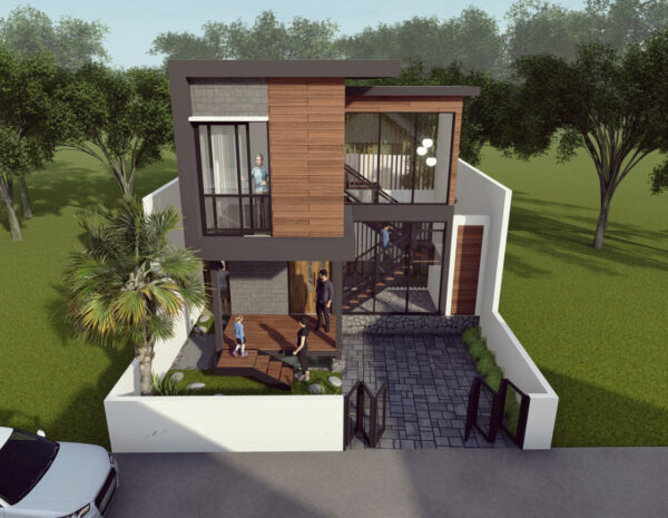 Rumah Villa Customized Design di Dekat Lembang Park Zoo Bandung Utara