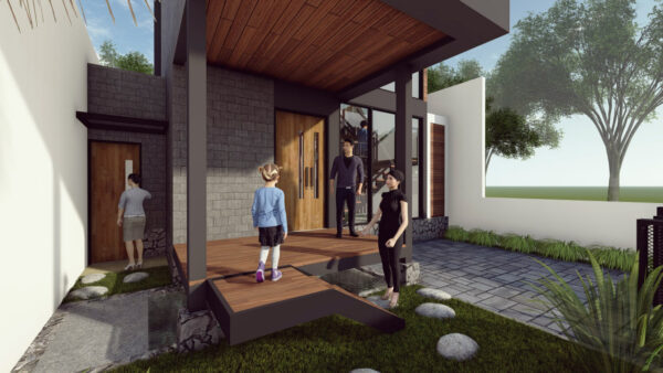 Rumah Villa Customized Design di Dekat Lembang Park Zoo Bandung Utara