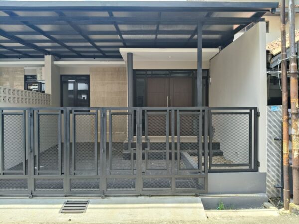 RUMAH TINGGAL 1 LANTAI BANGUNAN BARU, MODERN MINIMALIS DI MARGAHAYU RAYA BANDUNG TIMUR