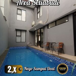 RUMAH BARU HOOK SUASANA LINGKUNGAN ASRI DAN NYAMAN DI KAWASAN EXCLUSIVE BANDUNG UTARA SETIABUDI