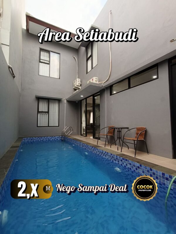 RUMAH BARU HOOK SUASANA LINGKUNGAN ASRI DAN NYAMAN DI KAWASAN EXCLUSIVE BANDUNG UTARA SETIABUDI